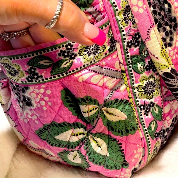 Vera Bradley “Priscilla Pink” Campus Shoulder bag w/Wallet - Picture 3 of 14